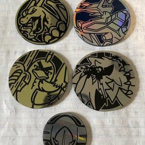 Lot of 5 - Pokemon Coins - Item # 6 - 12